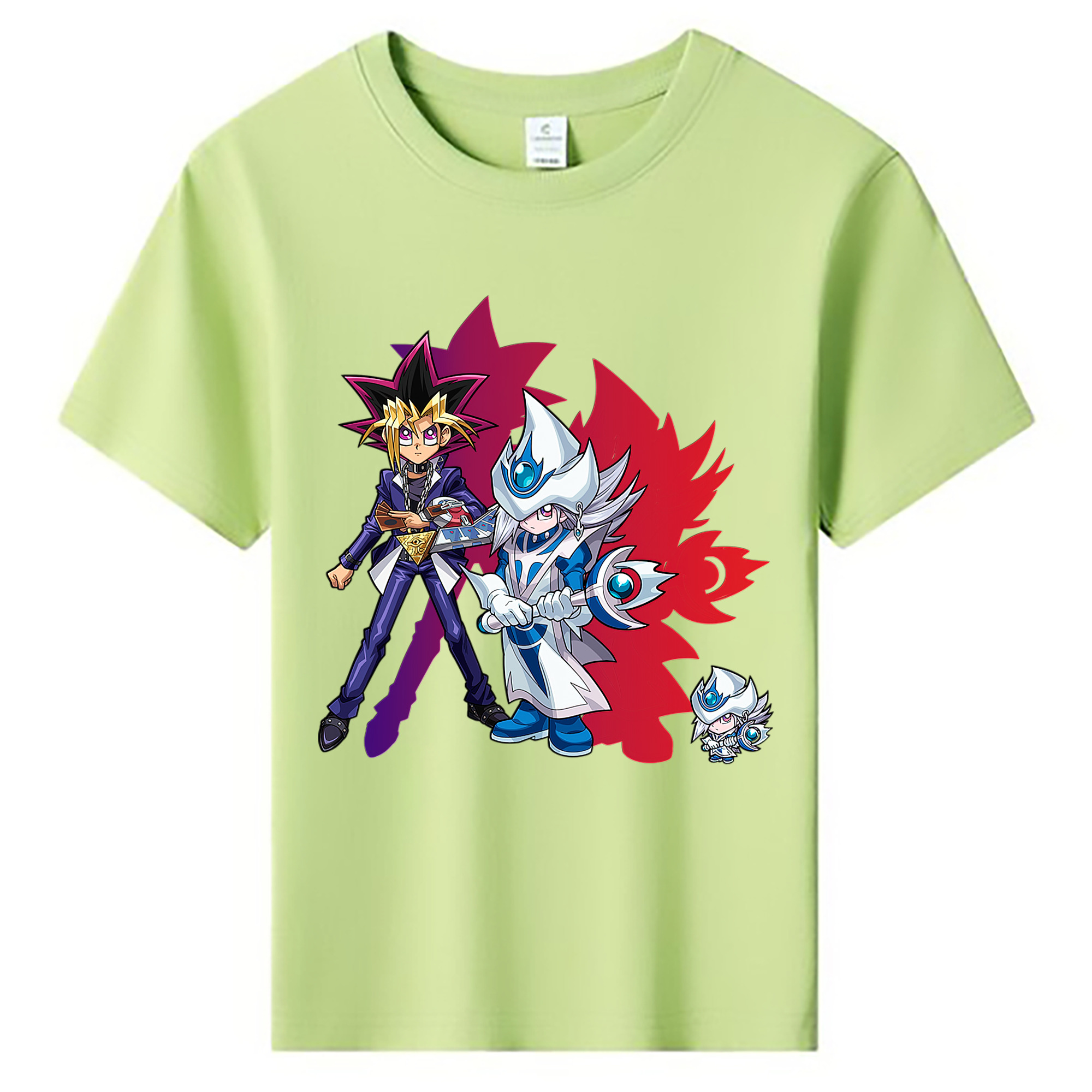 （画像用） 遊☆戯☆王 Yu-Gi-Oh! 綿100％キッズTシャツ（フロントプリント）